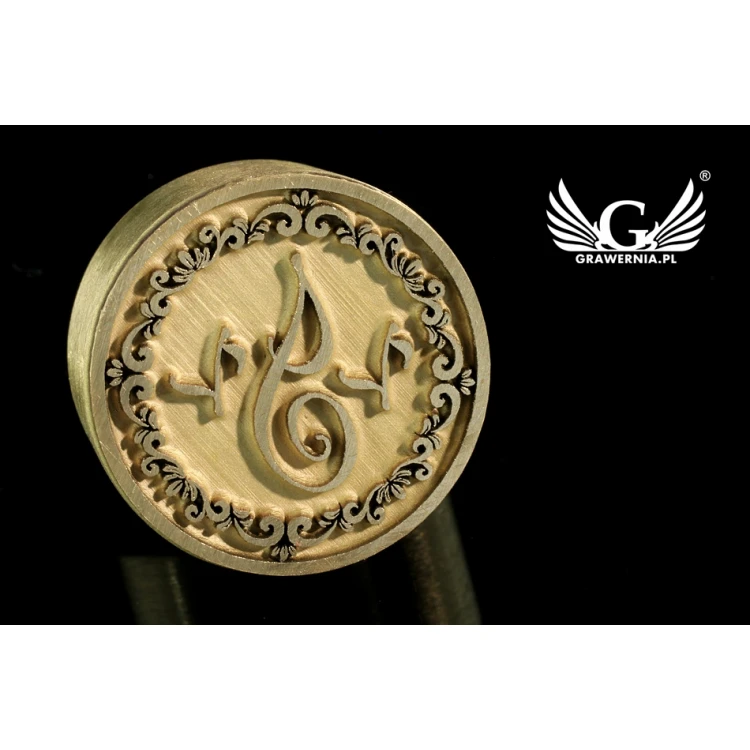 GORĄCY STEMPEL do wypalania logotypu na gorąco i zimno - średnica matrycy: 22mm - LASER