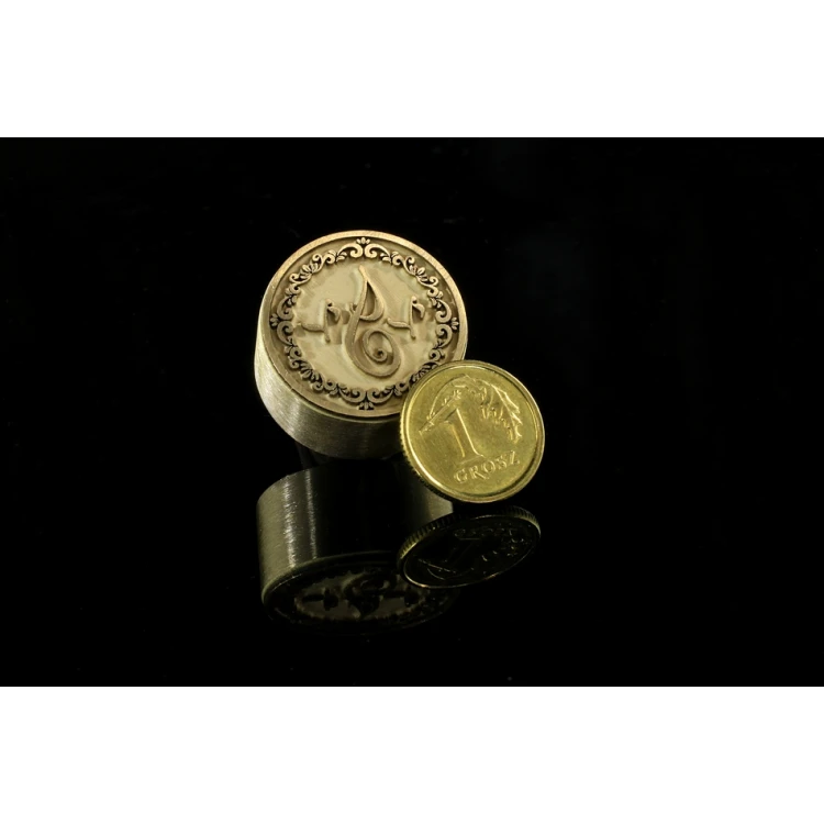 GORĄCY STEMPEL do wypalania logotypu na gorąco i zimno - średnica matrycy: 22mm - LASER