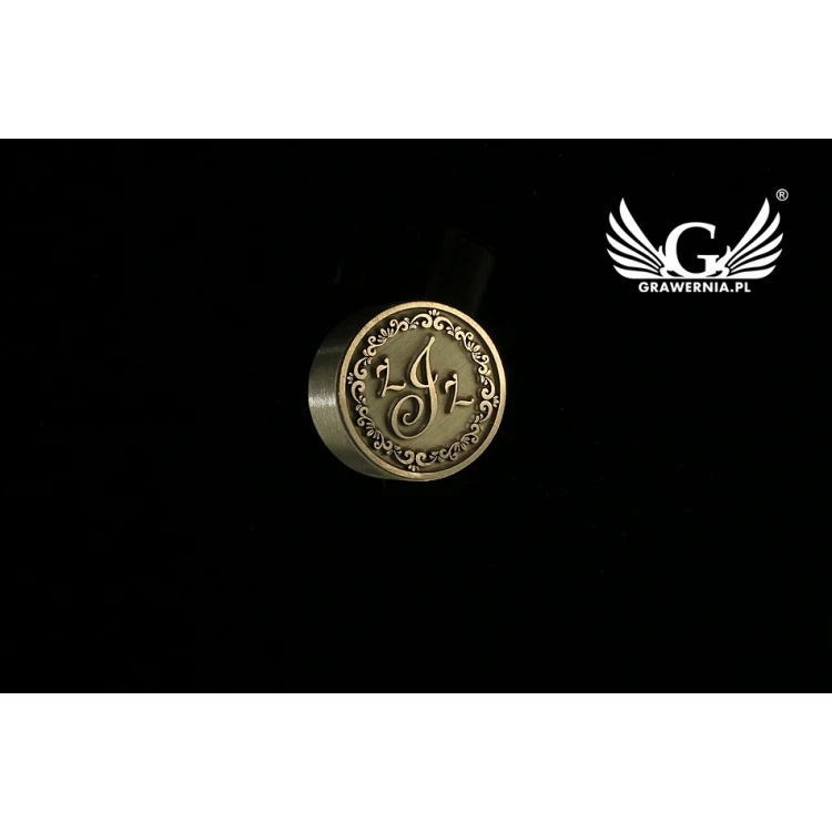GORĄCY STEMPEL do wypalania logotypu na gorąco i zimno - średnica matrycy: 22mm - LASER