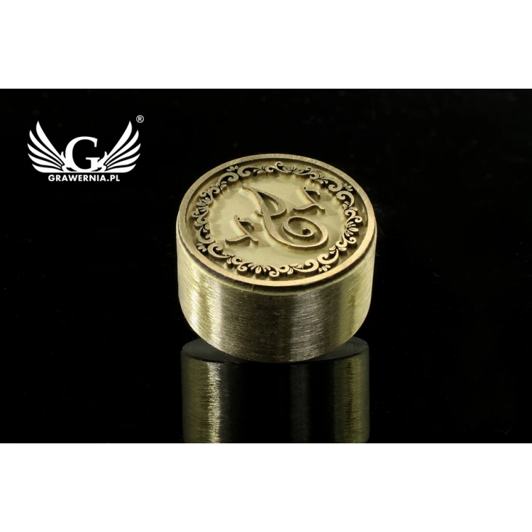 GORĄCY STEMPEL do wypalania logotypu na gorąco i zimno - średnica matrycy: 22mm - LASER