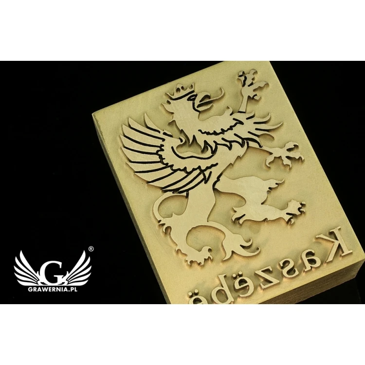 GORĄCY STEMPEL do wypalania logotypu na gorąco i zimno - wymiary matrycy: 40x31mm - LASER