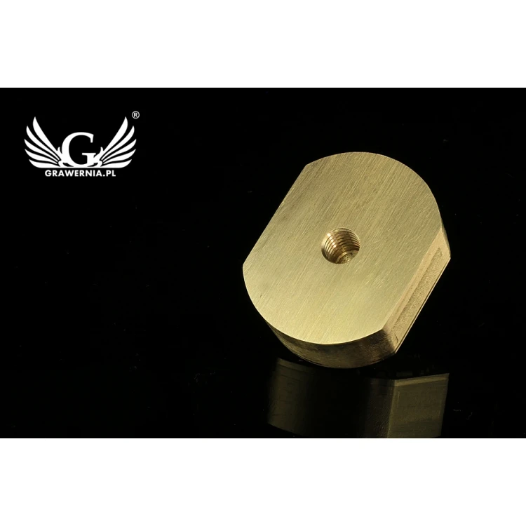 GORĄCY STEMPEL do wypalania logotypu na gorąco - wymiary matrycy: 31x40mm - LASER
