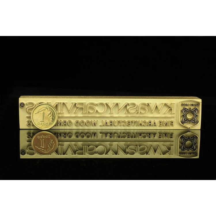 GORĄCY STEMPEL do wypalania logotypu na gorąco - wymiary matrycy: 106x17,5mm - LASER