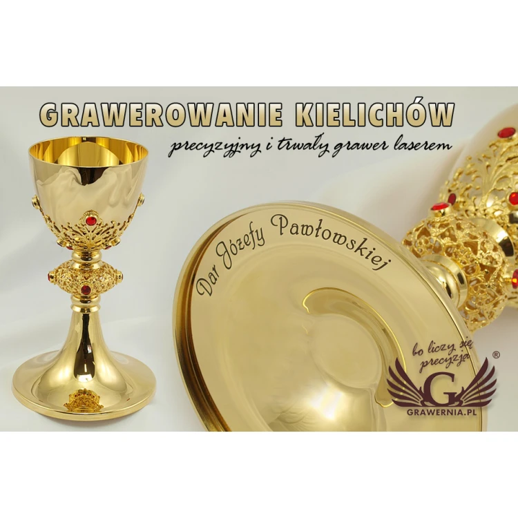GRAWEROWANIE KIELICHÓW - usługa laserem fibrowym z dokładnością 15 mikronów - GK02