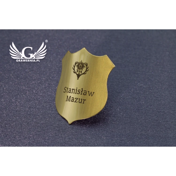 GWOŹDZIE NA DRZEWIEC SZTANDARU - mosiężne