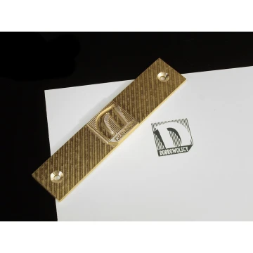 HOT STAMPING - Matryca/Pieczęć do wyciskania logotypu na gorąco i zimno - wymiary matrycy: 149x31mm - CNC