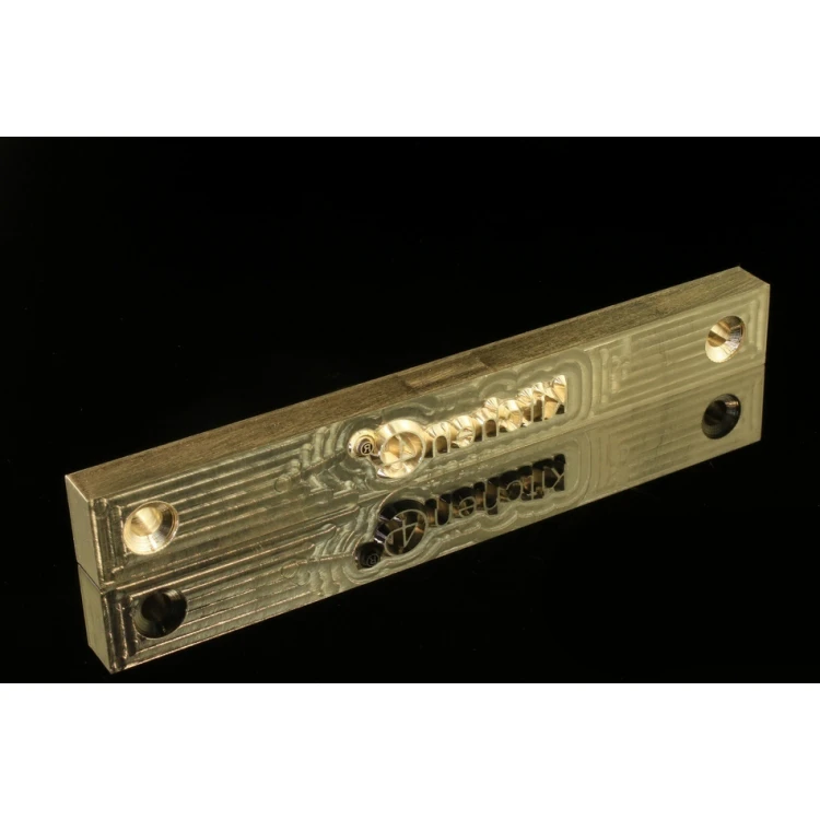 HOTSTAMP - Matryca / Pieczęć do wyciskania logotypu na gorąco i zimno - wymiary matrycy: 120x15mm - CNC i LASER