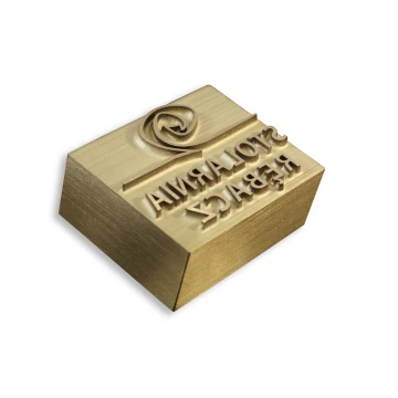 HOTSTAMP - Matryca / Pieczęć do wyciskania logotypu na gorąco i zimno - wymiary matrycy: 34x27mm