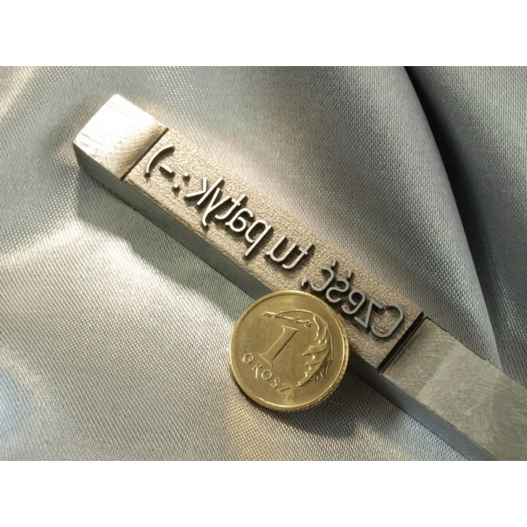 HOTSTAMP - Matryca / Pieczęć stalowa do wyciskania logotypu na gorąco