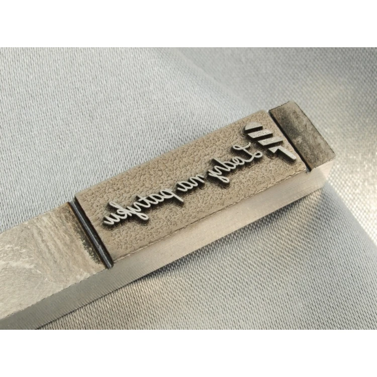 HOTSTAMP - Matryca / Pieczęć stalowa do wyciskania logotypu na gorąco