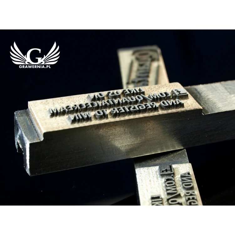 HOTSTAMP - Matryca / Pieczęć stalowa do wyciskania logotypu na gorąco