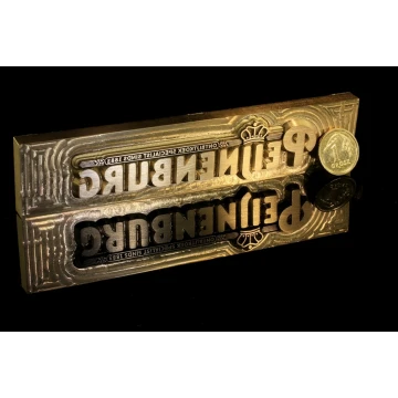 HOTSTAMP - Matryca / Pieczęć do wyciskania logotypu na gorąco i zimno - wymiary matrycy: 113x24mm - CNC i LASER