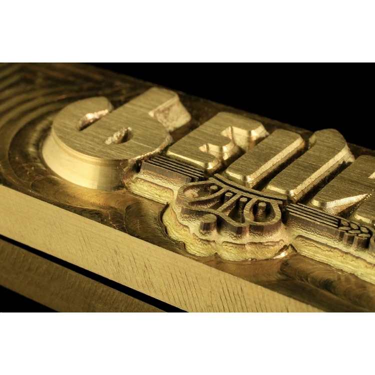 HOTSTAMP - Matryca / Pieczęć do wyciskania logotypu na gorąco i zimno - wymiary matrycy: 113x24mm - CNC i LASER