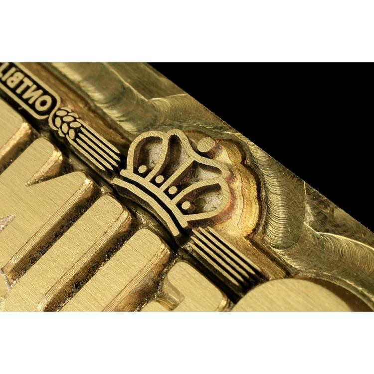 HOTSTAMP - Matryca / Pieczęć do wyciskania logotypu na gorąco i zimno - wymiary matrycy: 113x24mm - CNC i LASER