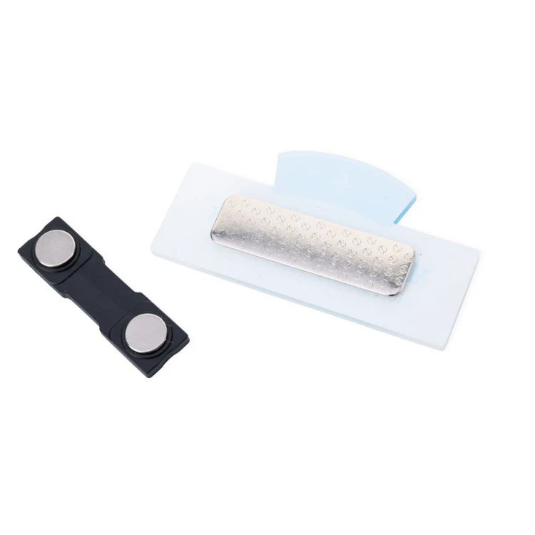 Identyfikator dla pielęgniarki z nadrukiem UV - plexi transparentna - wym. 70x38mm - ID131