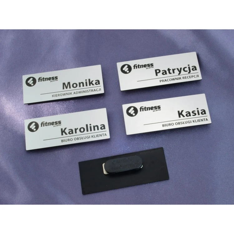 Identyfikator dla pracownika - Srebrny - ID005