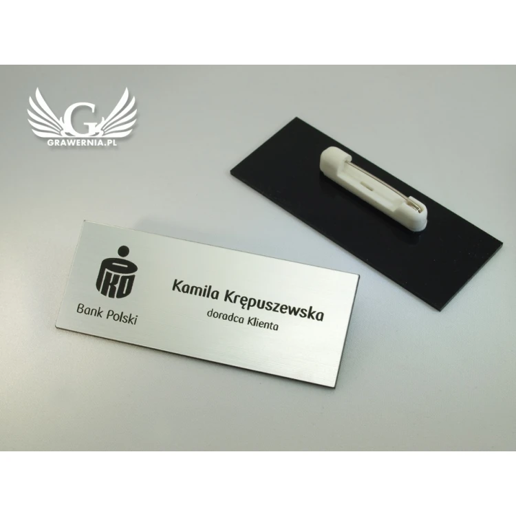 Identyfikator dla pracownika - Srebrny - ID005