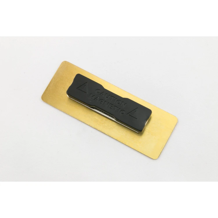Identyfikator dla pracownika - 70x25mm - ID033 - mosiądz 