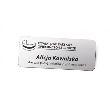 Identyfikator dla pracownika - Srebrny - ID005