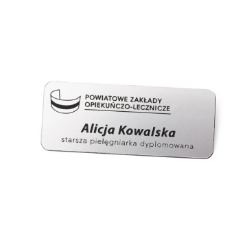 Identyfikator dla pracownika - Srebrny - ID005
