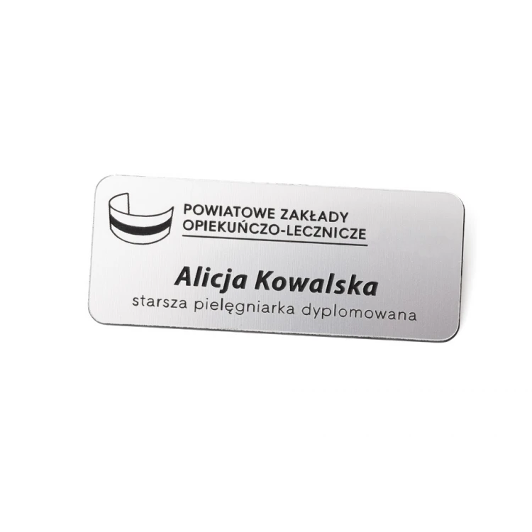 Identyfikator dla pracownika - Srebrny - ID005