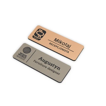 Identyfikator - medium kolor miedziany lub caffe latte - ID053