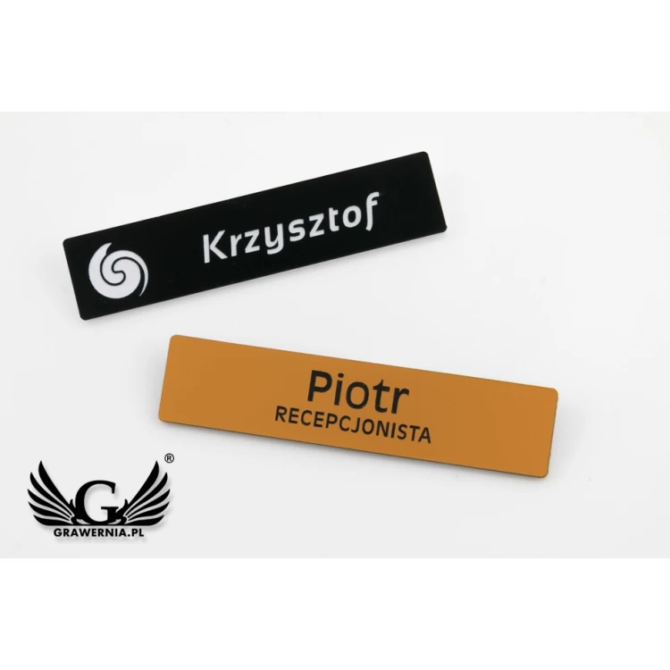 Identyfikator - slim multikolor - 70x15mm - ID056