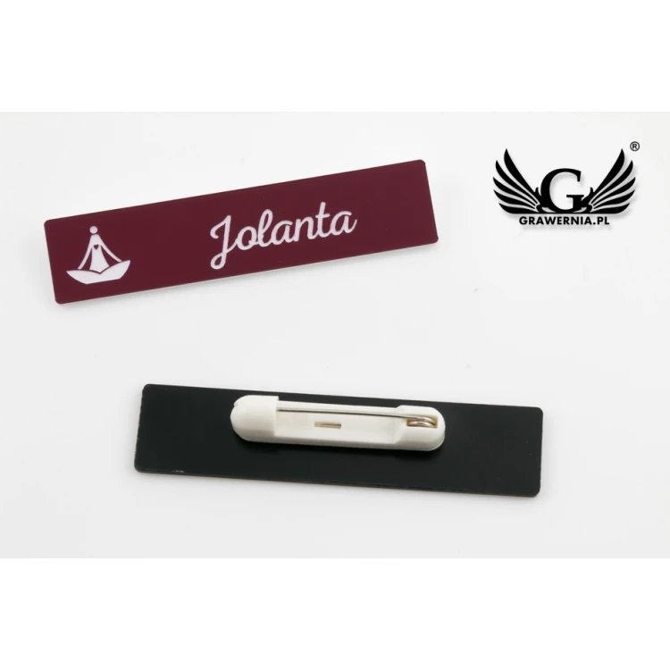 Identyfikator - slim multikolor - 70x15mm - ID056