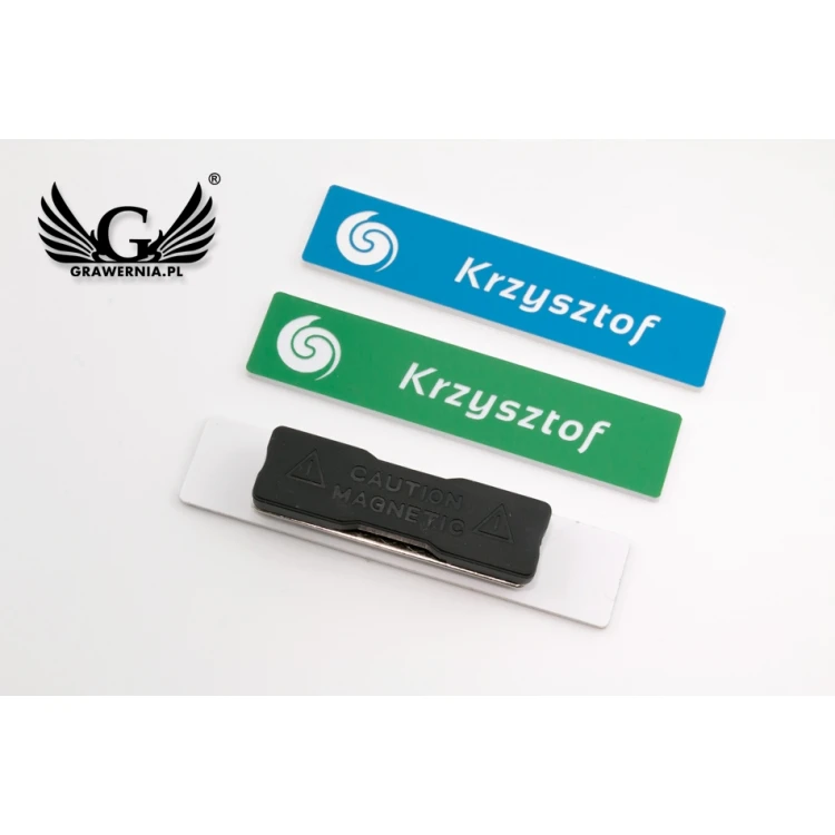 Identyfikator - slim multikolor - 70x15mm - ID056