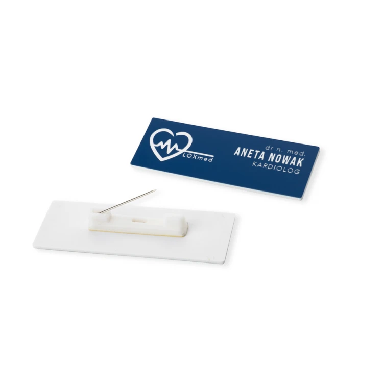 Identyfikator z dowolnym grawerem - medium - multicolor - ID130