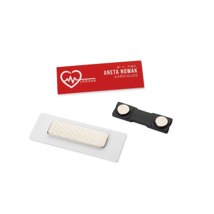 Identyfikator z dowolnym grawerem - medium - multicolor - ID130