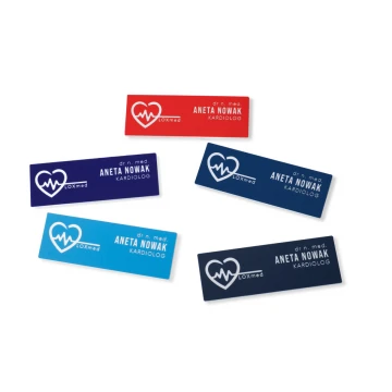 Identyfikator z dowolnym grawerem - medium - multicolor - ID130