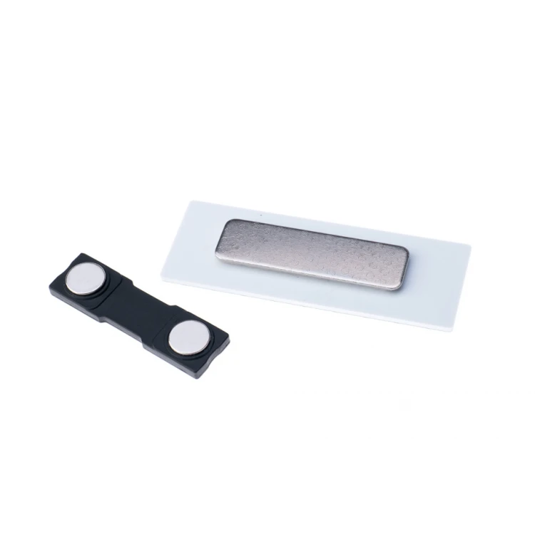 Identyfikator z nadrukiem UV - tworzywo HIPS - wym. 75x25mm - ID121