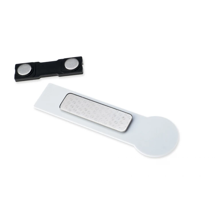 Identyfikator z nadrukiem UV - tworzywo HIPS - wym. 90x27mm - ID125