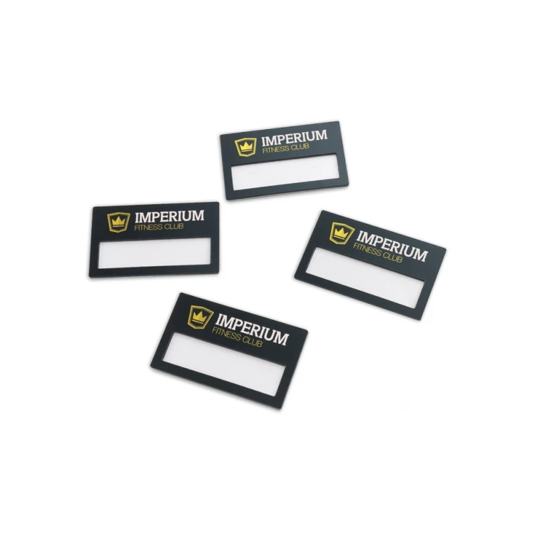 Identyfikator z okienkiem - kolorowy druk UV - ID066