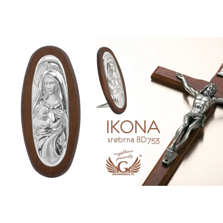 IKONA SREBRNA BD753