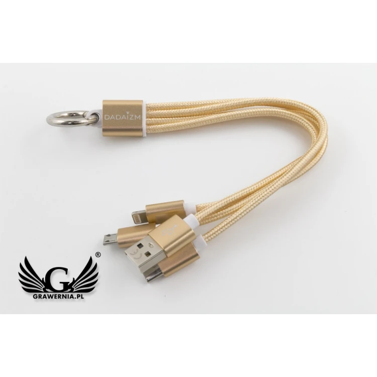 Kabel USB 3 w 1 Toronto - dowolny grawer - BP95