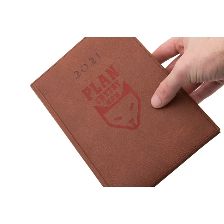 Kalendarz Genewa brązowy z Twoim grawerem - KAL005