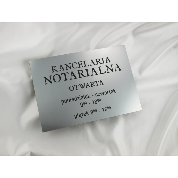 Kancelaria czynna - SZ028 - wym. 297x210mm (A4)