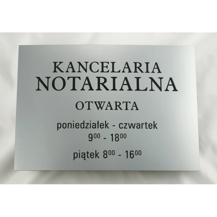 Kancelaria czynna - SZ028 - wym. 297x210mm (A4)