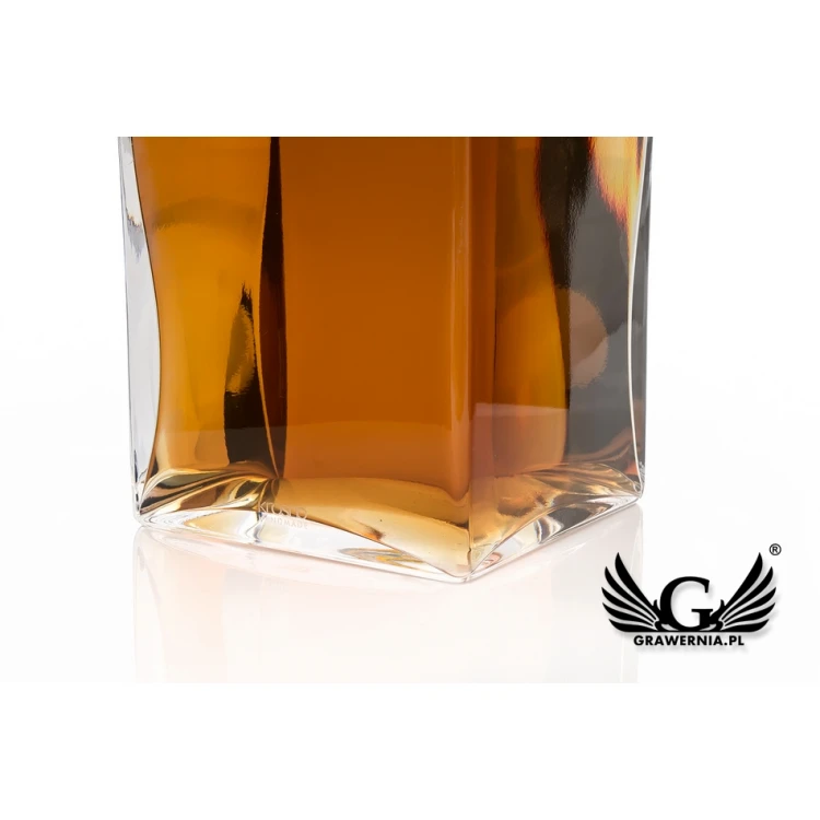 Karafka z grawerem do whisky lub nalewek - TREFL - Prezent dla dziadka - KAR028