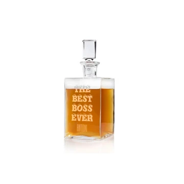Karafka z grawerem do whisky lub nalewek - CAMEL - Prezent dla szefa - KAR016