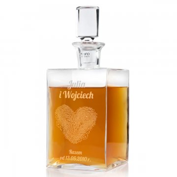Karafka z grawerem do whisky lub nalewek - CAMEL - Prezent z okazji rocznicy ślubu - KAR015