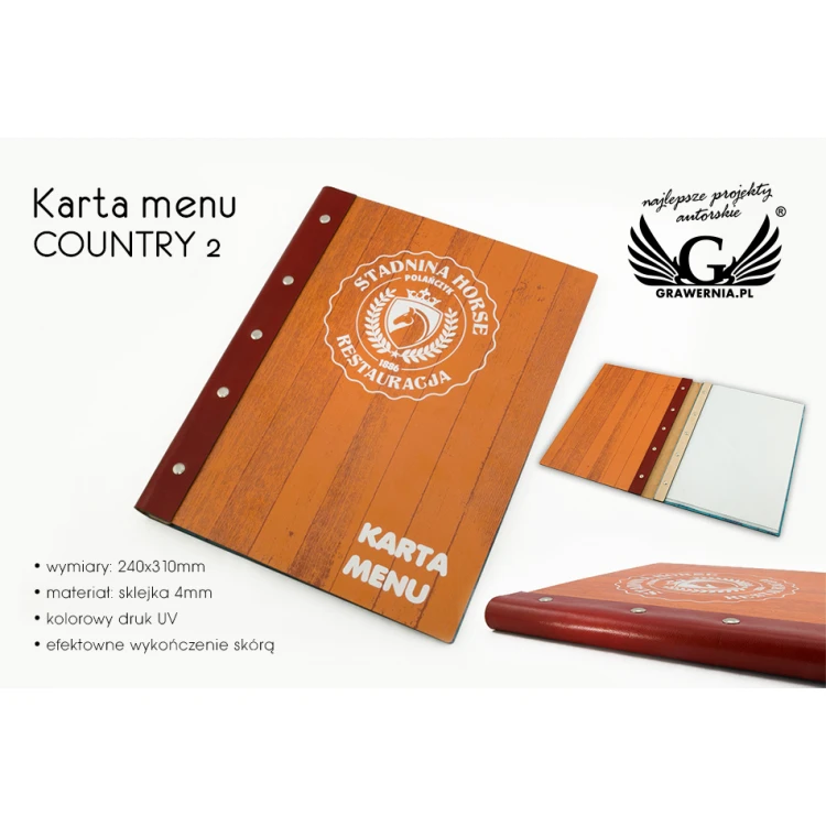 Karta menu COUNTRY 2 - MEN012