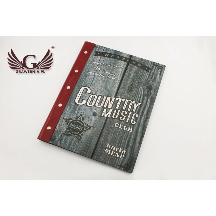 Karta menu COUNTRY - MEN011