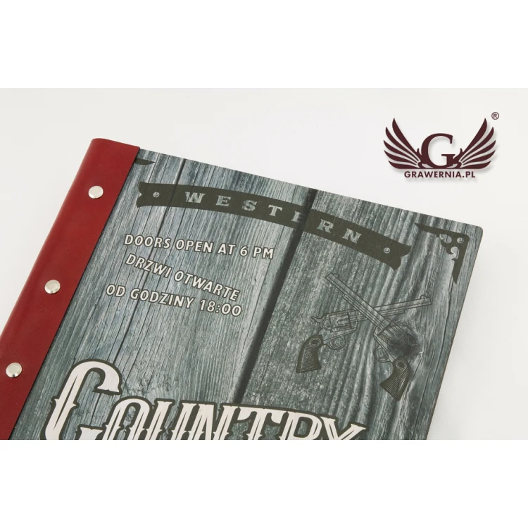 Karta menu COUNTRY - MEN011