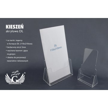 Kieszeń akrylowa DL (110x210mm) - model K007