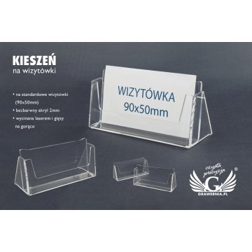 Kieszeń na wizytówki - model PW003