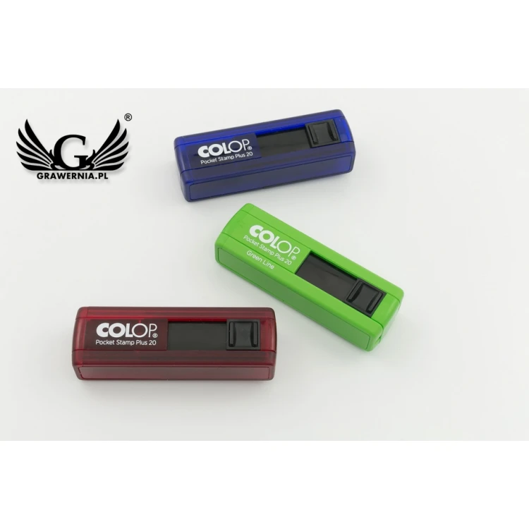 Kieszonkowa pieczątka Colop Pocket Plus 20 - wym odbicia: 38x14mm - COL018