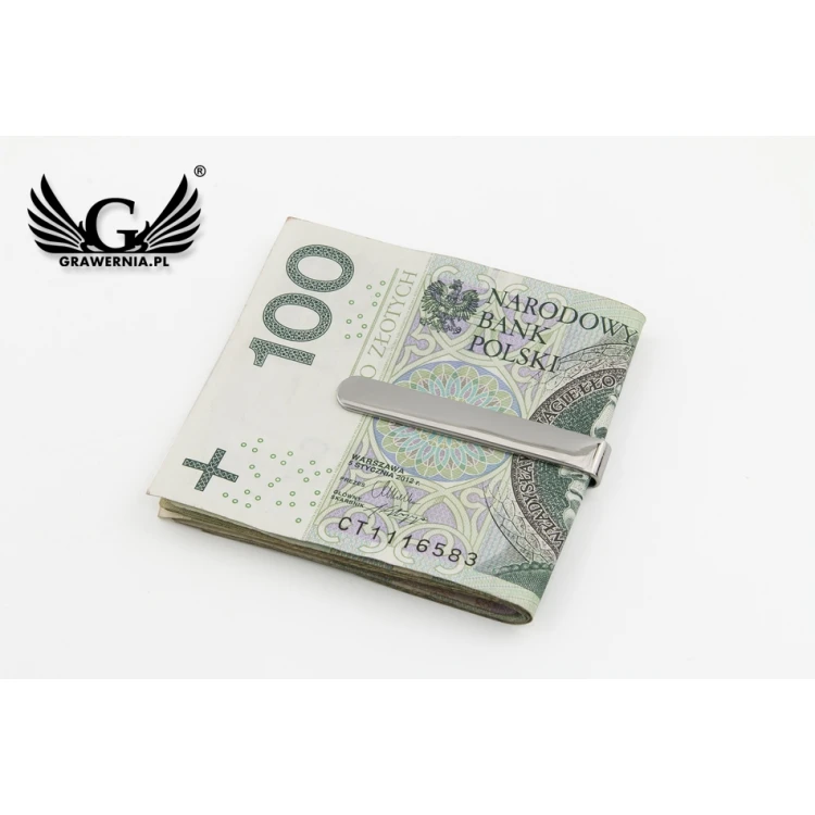 Klips do banknotów z grawerem - SP006